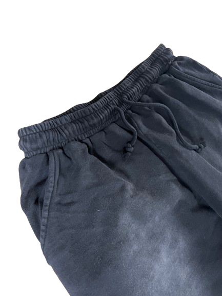 "Stone Wash" Thick Cotton Shorts