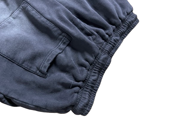 "Stone Wash" Thick Cotton Shorts