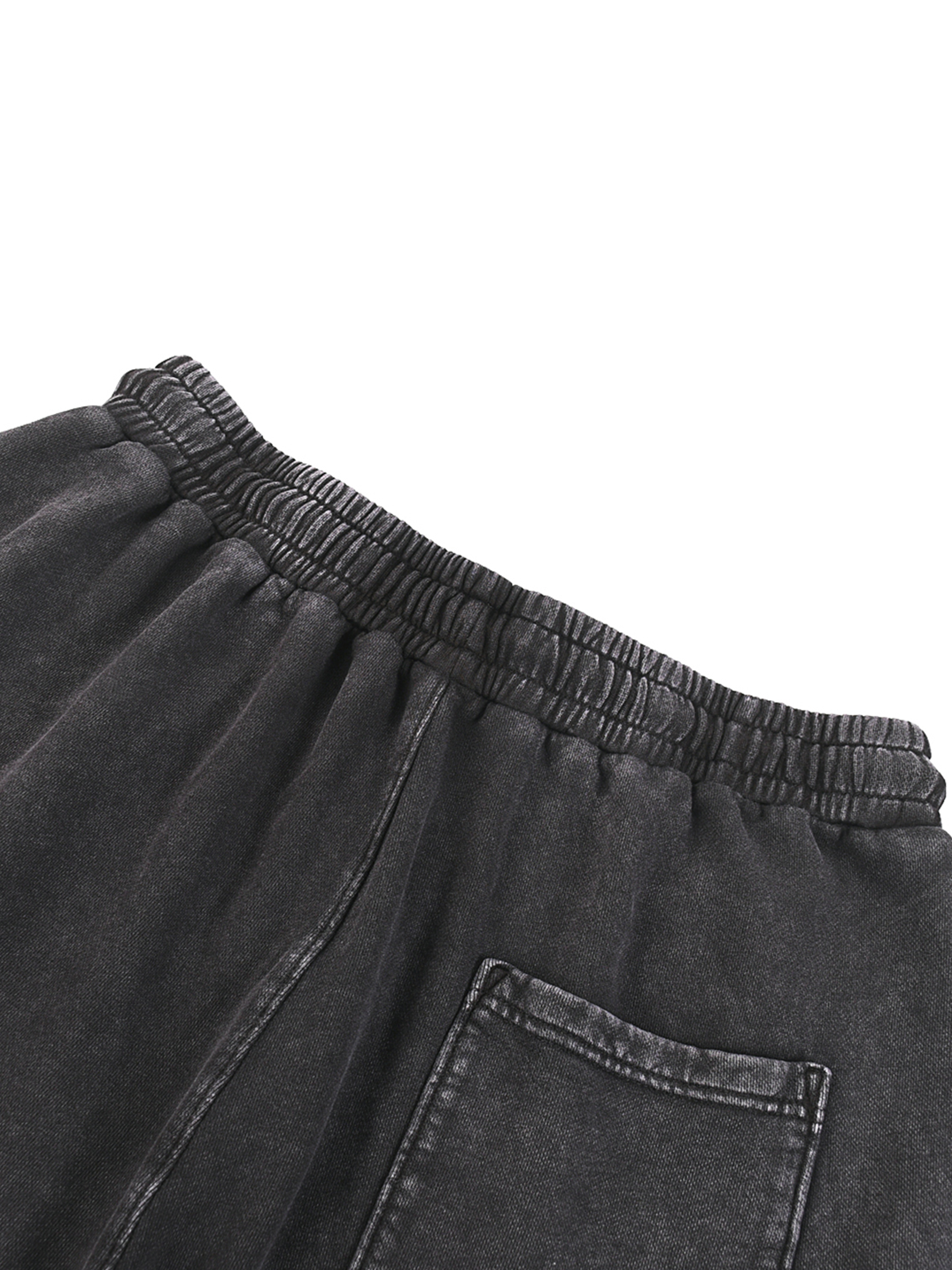 Snow Washed Straight Leg Pants